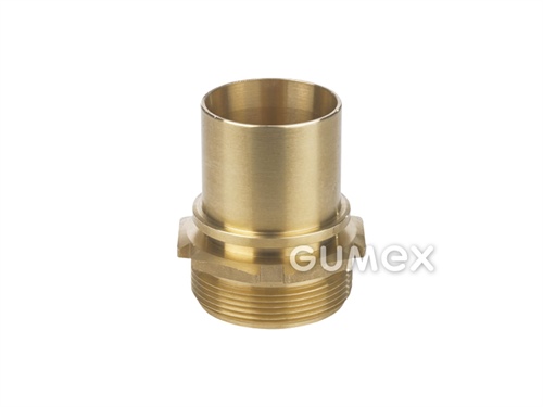 Tulec s hladkým tŕňom 80mm, vonkajší závit BSPP 3", 16bar, mosadz